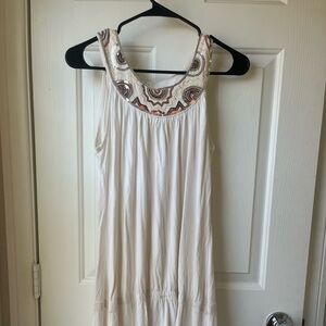 Egyptian cream dress